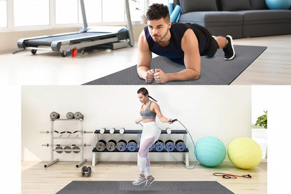 Asport™ Interlocking Gym Floor Mat Tiles