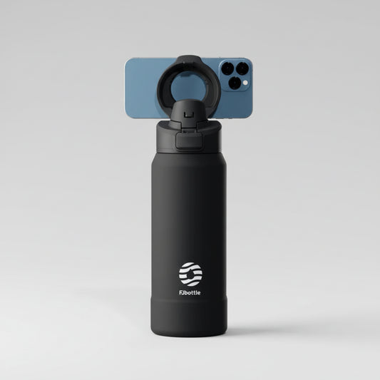 Asport™ Magnetic Phone-Holder Insulated Bottle (710ml)
