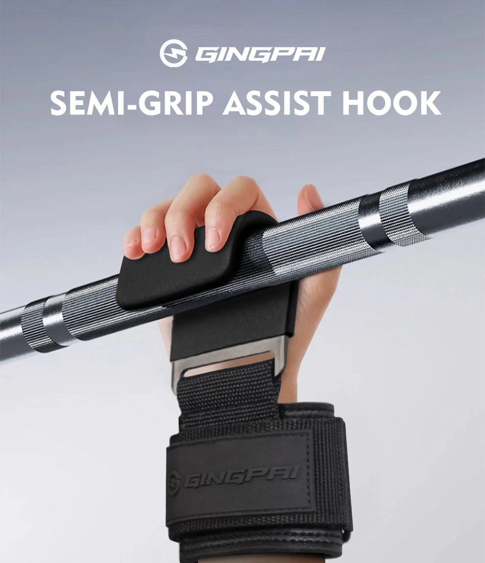 Asport™ Lifting Hook Grips with Wrist Wraps